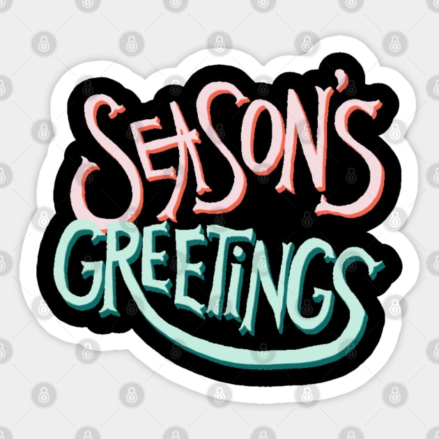 SEASON‘S GREETINGS Sticker by rayanammmar